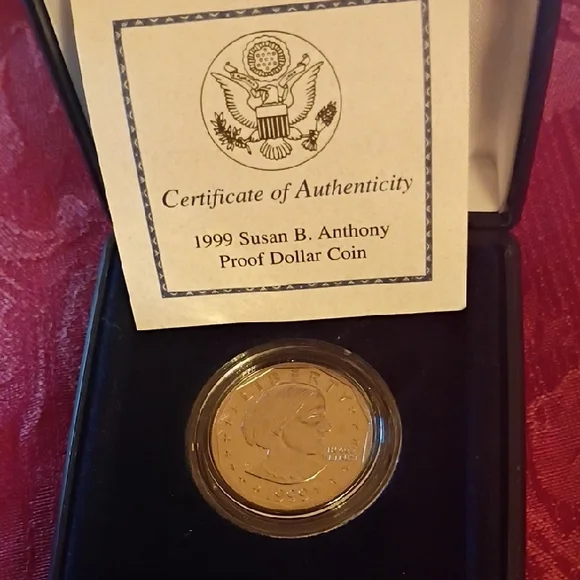 1999 Susan B. Anthony Proof Dollar w/Certificate Of Authenticity from U.S Mint - Picture 12 of 12